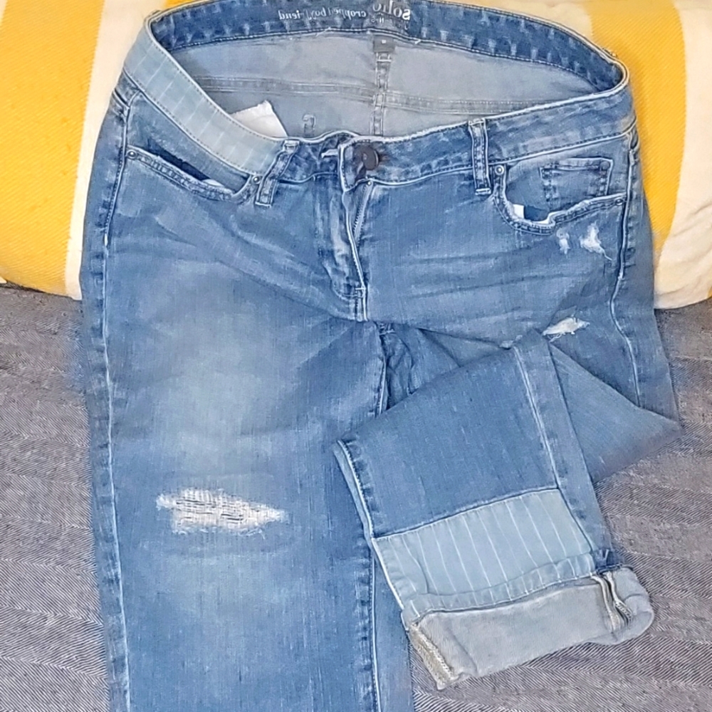 Cropped boyfriend  size 10